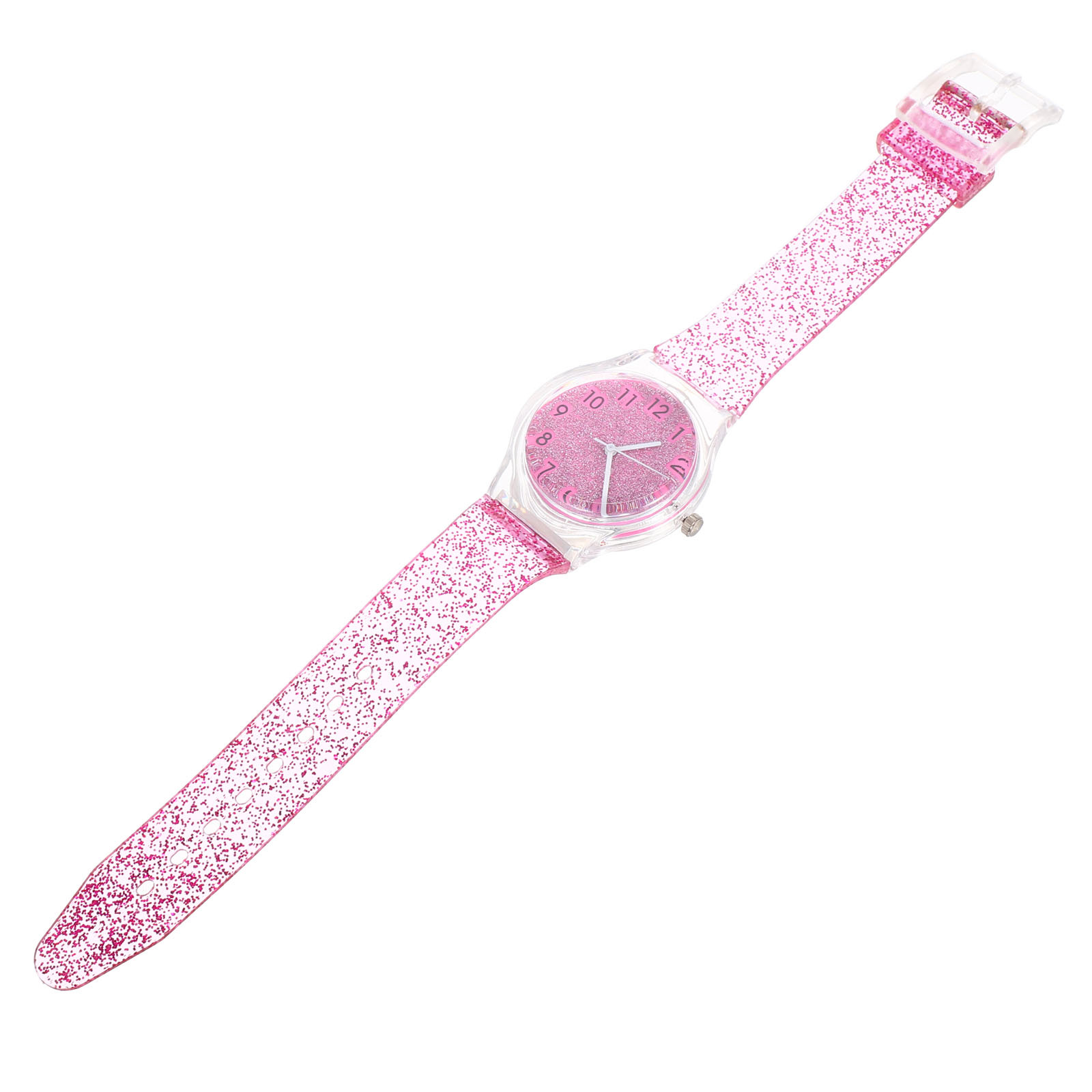 Luxury Watch White - Reloj para niños, diseño brillante colorido,