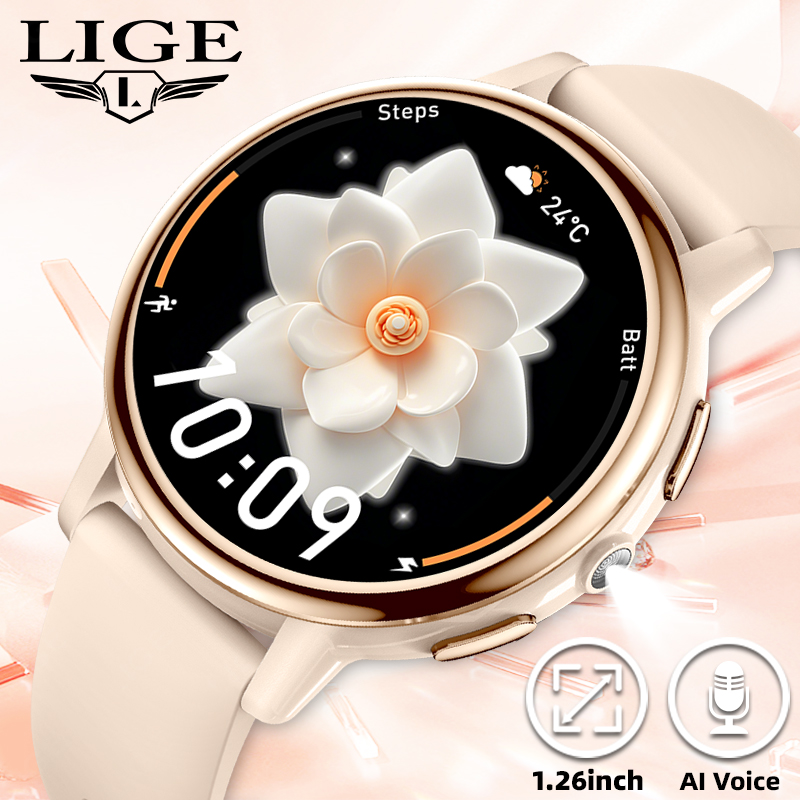 Luxury Watch Hd - Reloj inteligente LIGE 2026 para mujer,