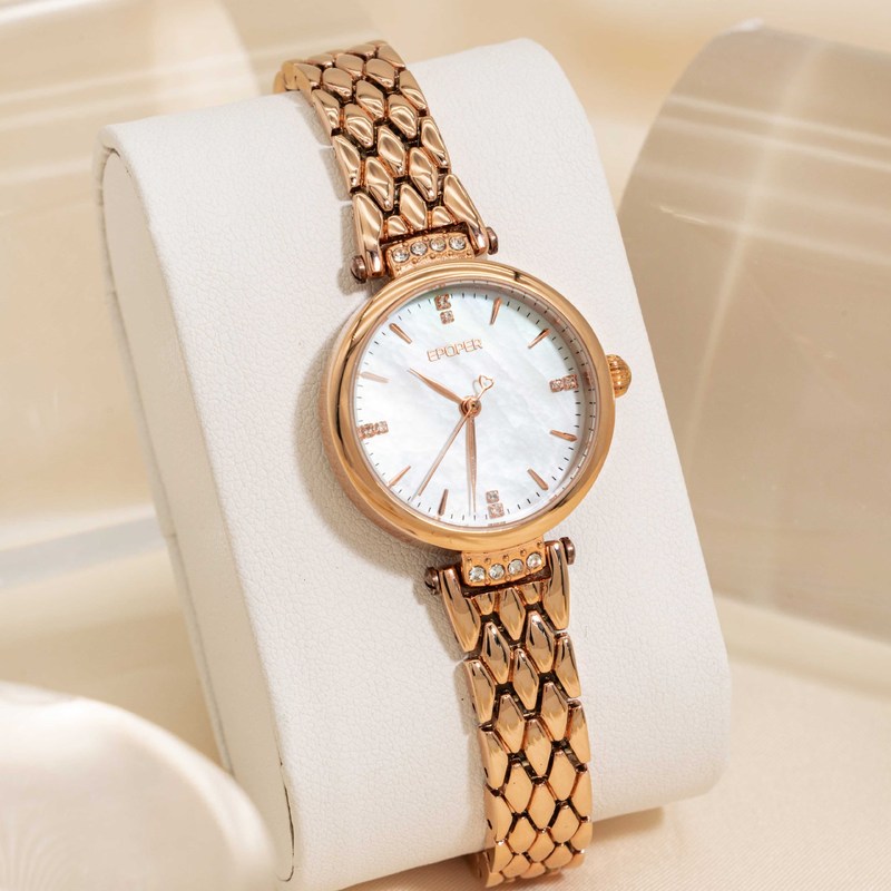 Luxury Watch Level - Reloj de Pulsera de Cuarzo Elegante,