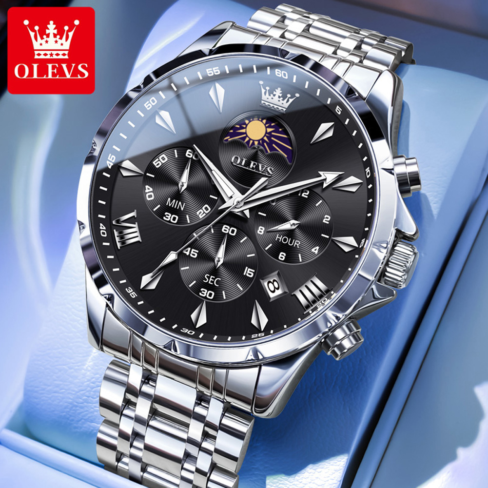 Luxury Watch Name - Reloj de Pulsera OLEVS 3653 con