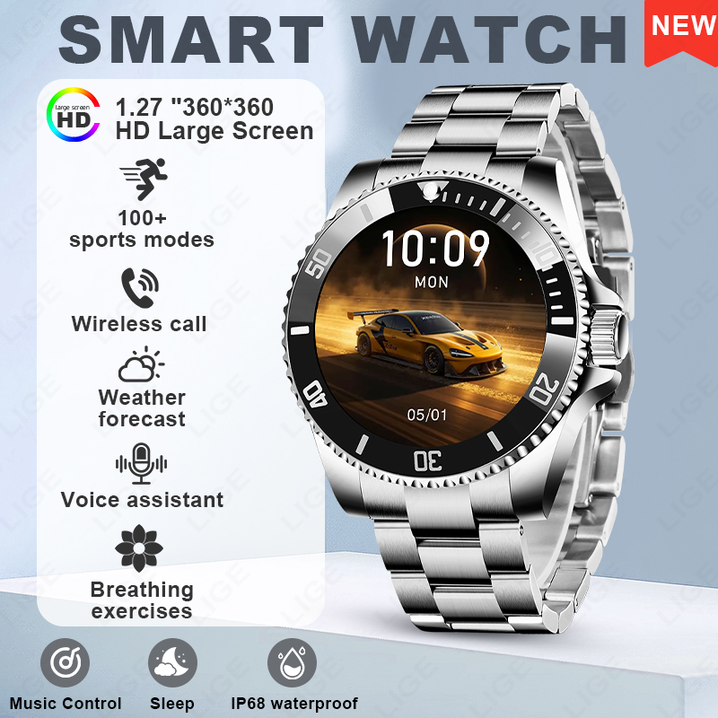 Luxury Watch Hd - Reloj Inteligente LIGE de Lujo, Monitor