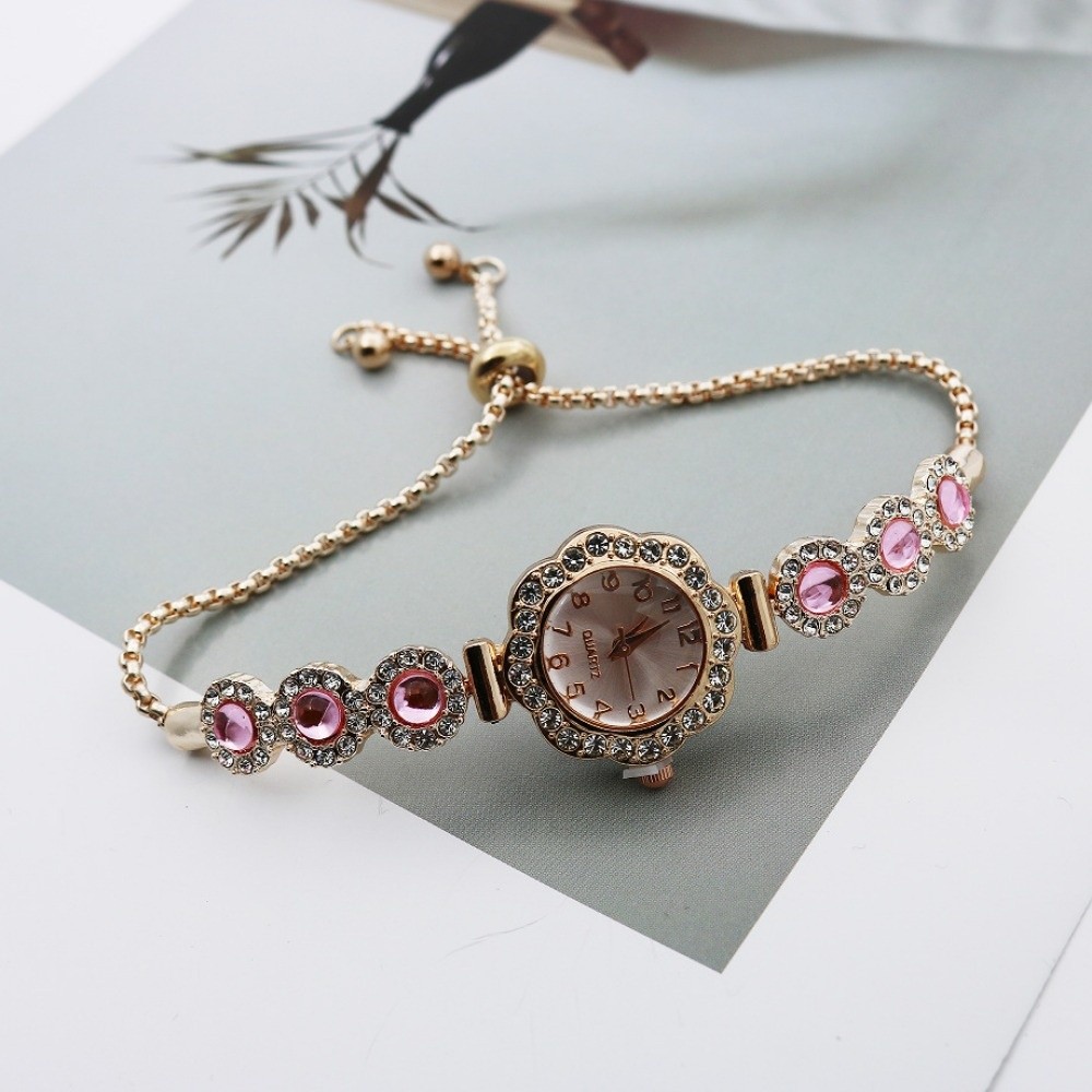 Open Heart Watch - Reloj de cuarzo con diamantes de