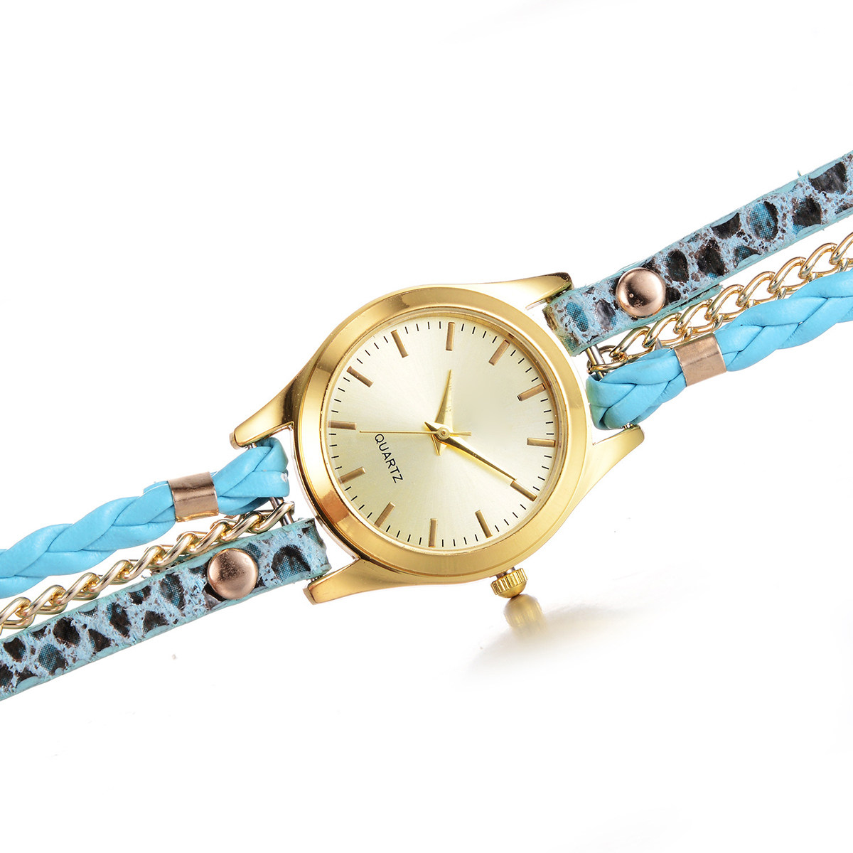 Reloj de cuarzo con textura de - Luxury Watch White reseña y precio
