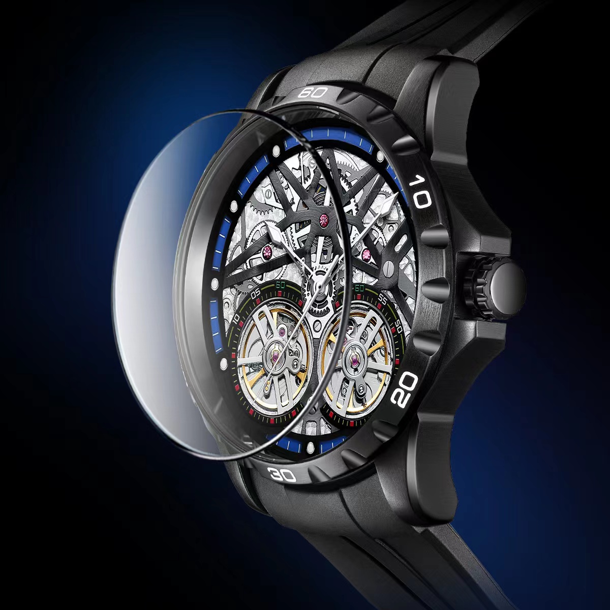 Mark Fairwhale-relojes para ho - Open Heart Watch reseña y precio