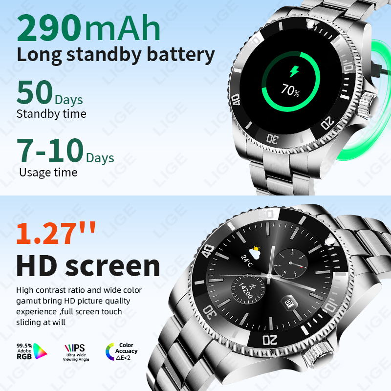 Reloj Inteligente LIGE 2026 co - Luxury Watch Hd reseña y precio