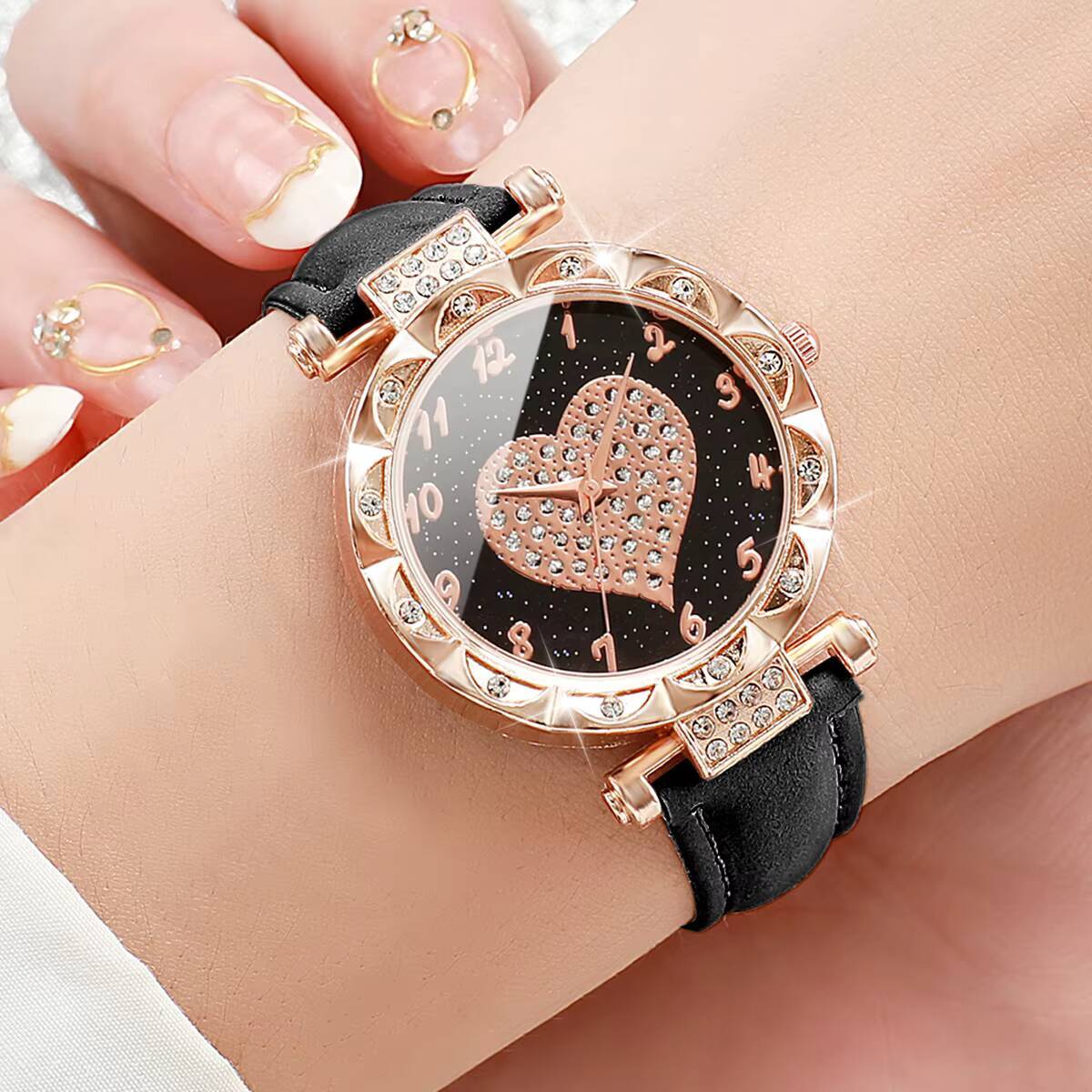 Conjunto de 3 relojes para muj - Open Heart Watch reseña y precio