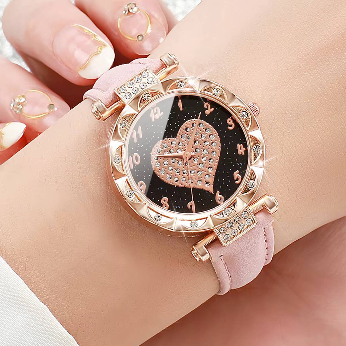 Conjunto de 3 relojes para muj - Open Heart Watch reseña y precio