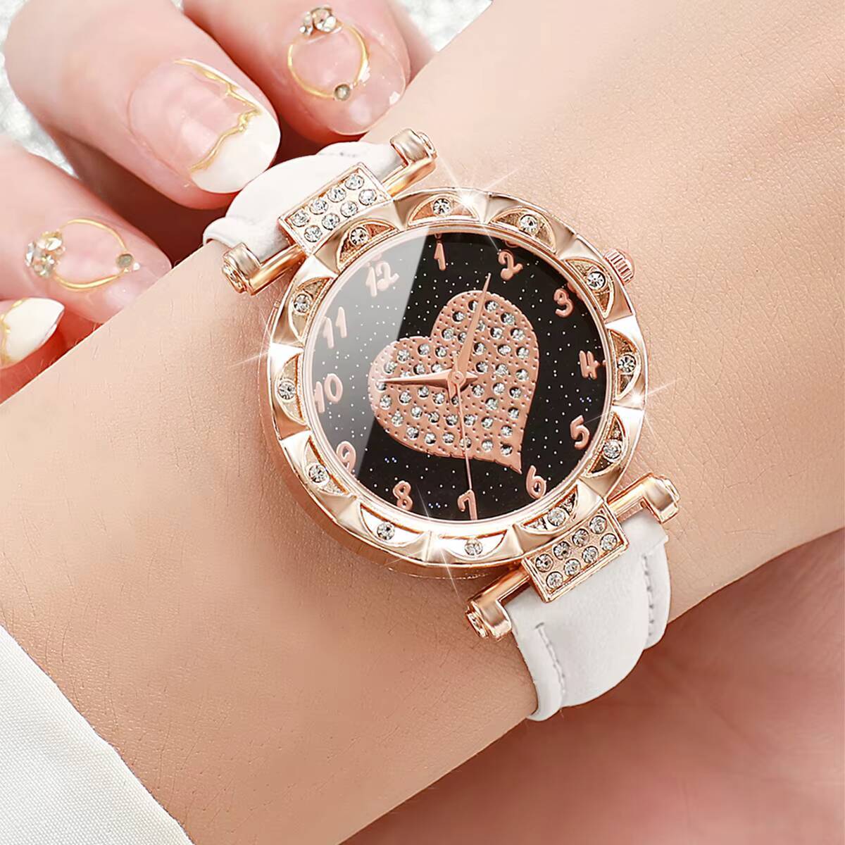 Conjunto de 3 relojes para muj - Open Heart Watch reseña y precio