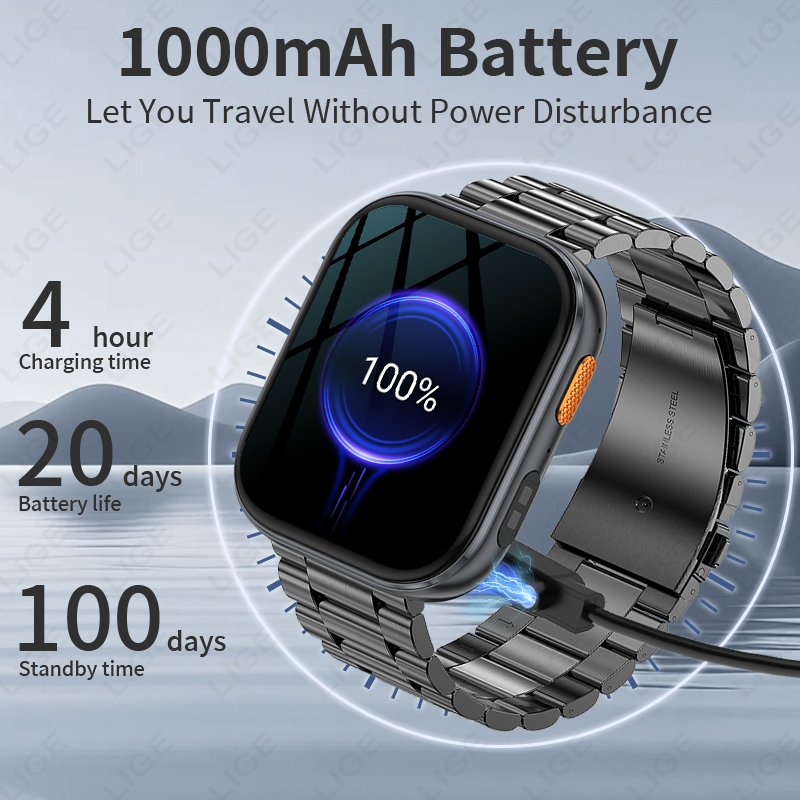 LIGE nuevo militar al aire lib - Luxury Watch Hd reseña y precio