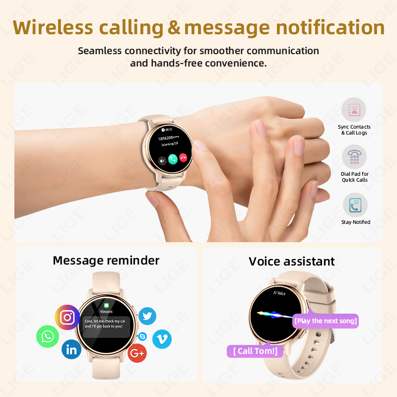 Reloj inteligente LIGE 2026 pa - Luxury Watch Hd reseña y precio