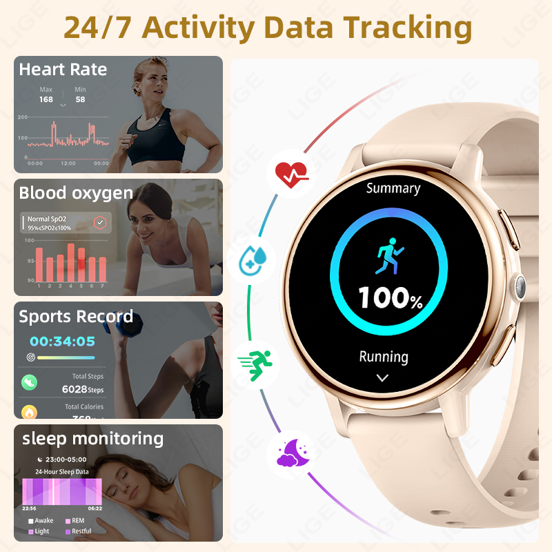 Reloj inteligente LIGE 2026 pa - Luxury Watch Hd reseña y precio