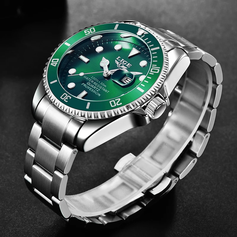 Reloj de buceo LIGE de lujo a  - Luxury Watch Name reseña y precio