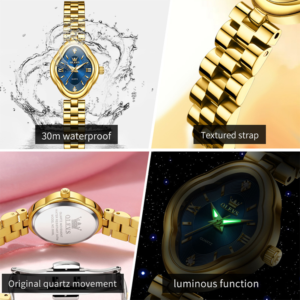 OLEVS nuevo reloj de cuarzo pa - Luxury Watch Girl reseña y precio