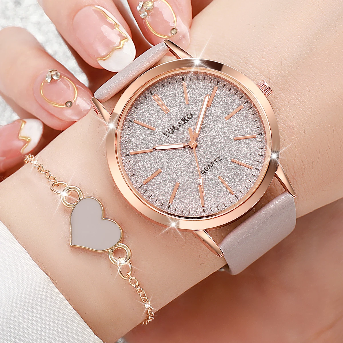 Juego de 2 relojes de moda par - Open Heart Watch reseña y precio
