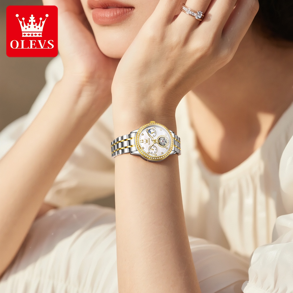 Reloj Automático OLEVS para Mu - Luxury Watch White reseña y precio