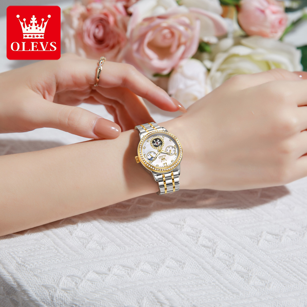 Reloj Automático OLEVS para Mu - Luxury Watch White reseña y precio