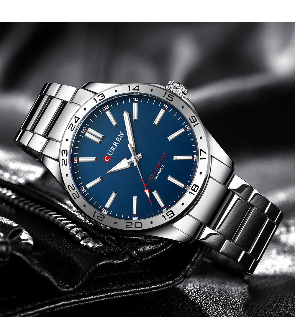 Reloj de Pulsera CURREN 8452 P - Luxury Watch White reseña y precio