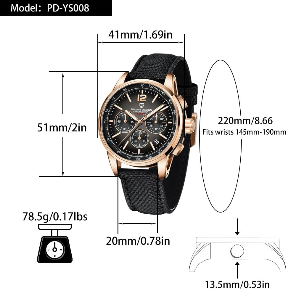 PAGANI DESIGN nuevo Reloj para - Luxury Watch Name reseña y precio