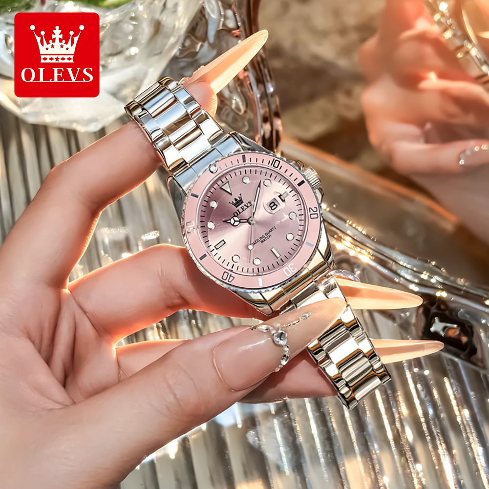 OLEVS-relojes de cuarzo de luj - Lux Watch reseña y precio