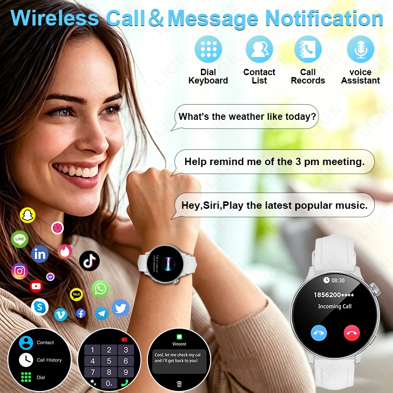 Relojes inteligentes LIGE de l - Luxury Watch Hd reseña y precio