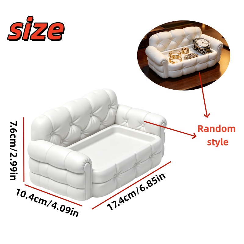 Bandeja decorativa para joyas  - Luxury Watch White reseña y precio
