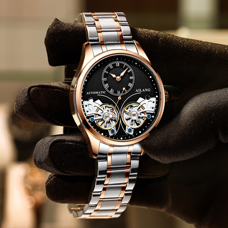 AILANG, nuevo reloj Tourbillon - Open Heart Watch reseña y precio
