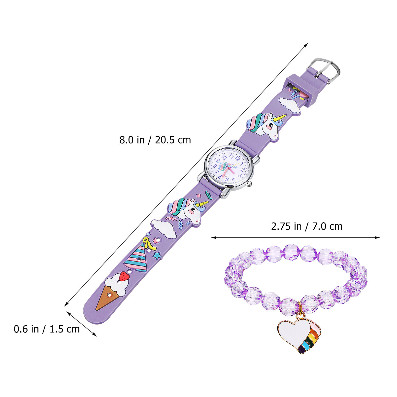 1 Juego de reloj de unicornio  - Luxury Watch White reseña y precio