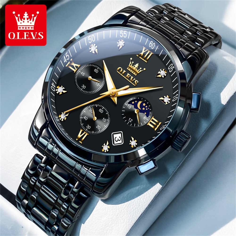 OLEVS Relojes populares para h - Luxury Watch Name reseña y precio