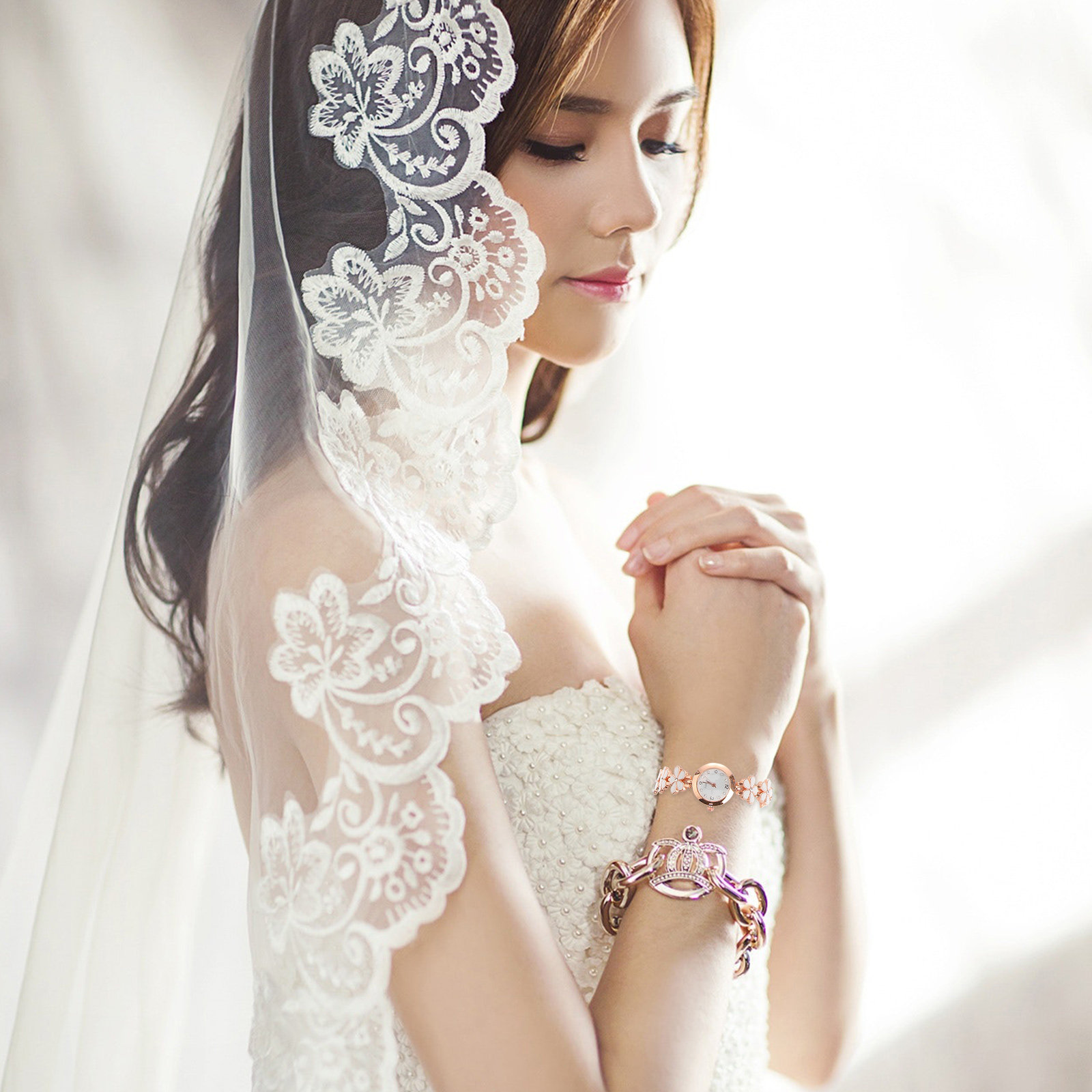 Reloj Exquisito con Brazalete  - Luxury Watch White reseña y precio