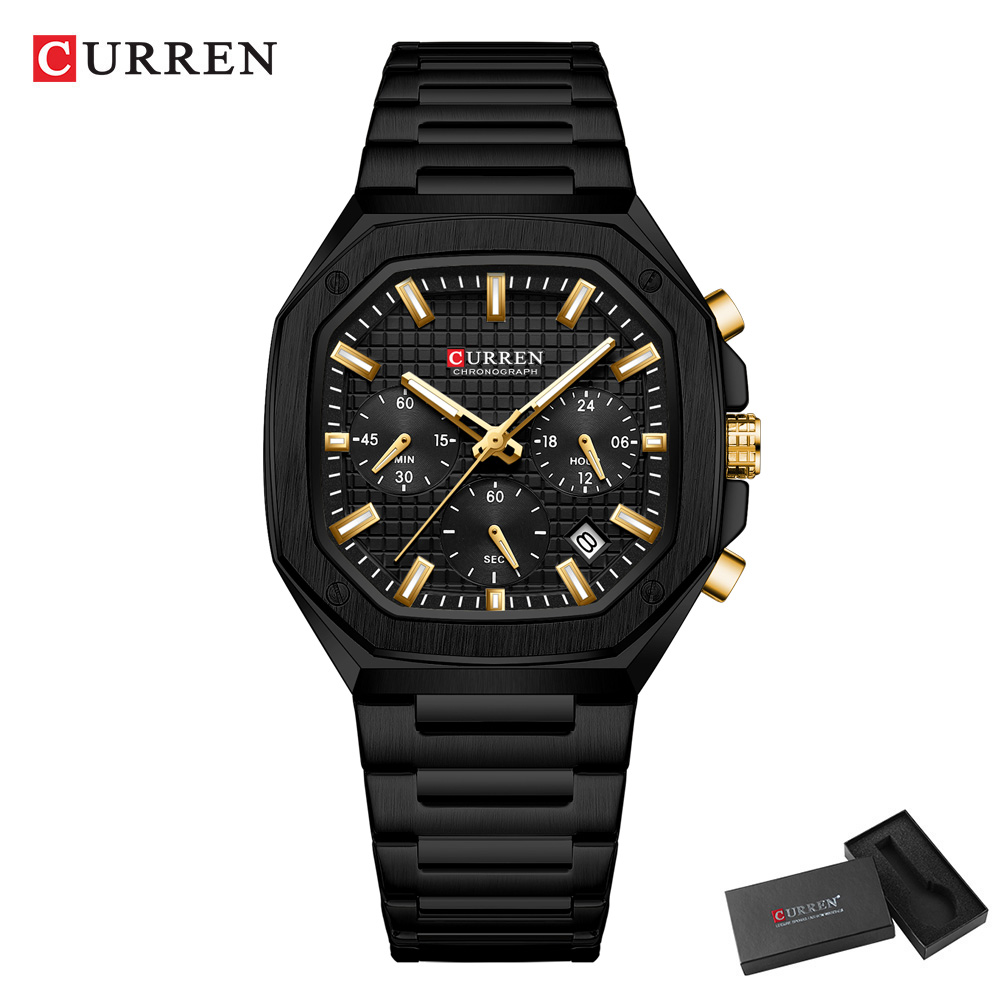 Reloj cronógrafo cuadrado de l - Luxury Watch Design reseña y precio