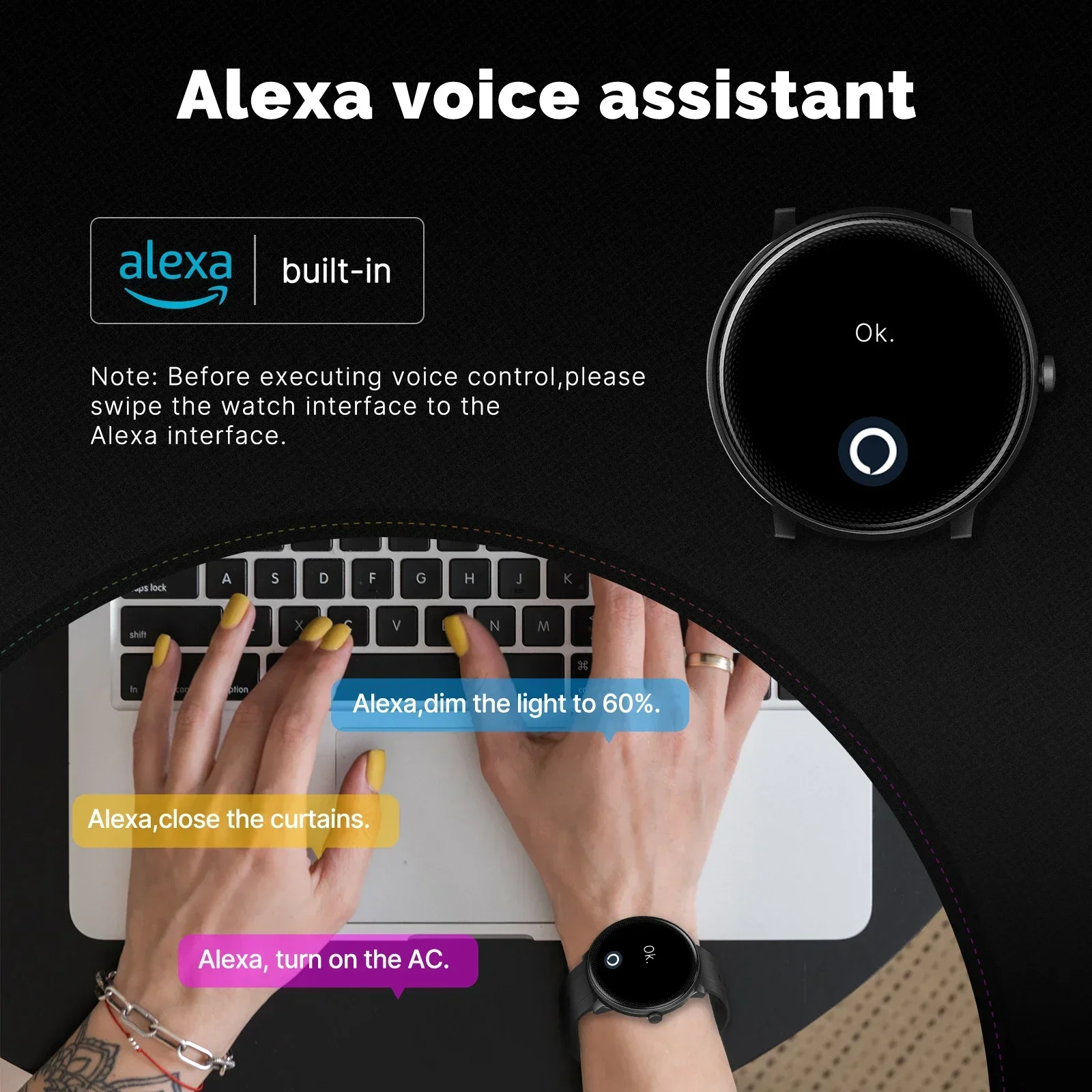 MOES-reloj inteligente con pan - Open Heart Watch reseña y precio
