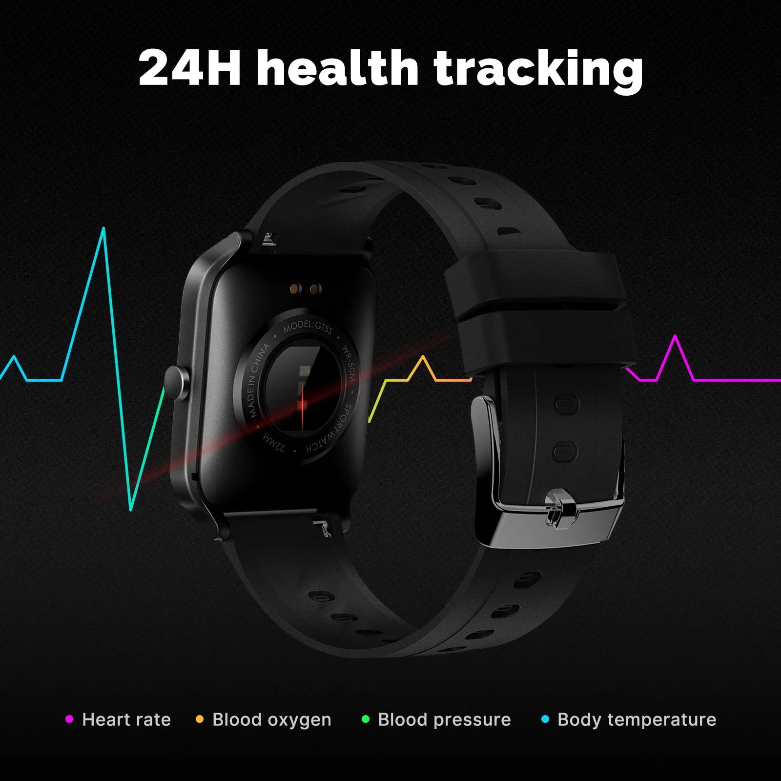 MOES-reloj inteligente con pan - Open Heart Watch reseña y precio