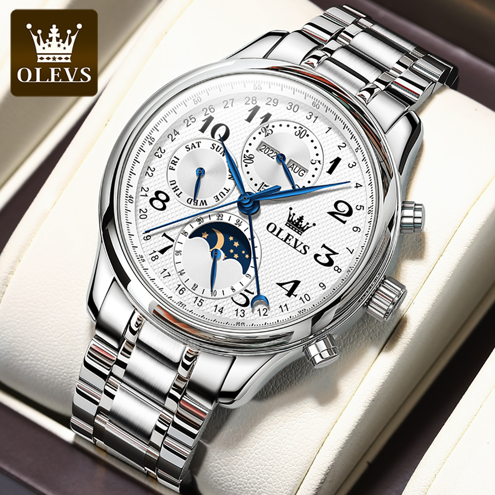 Reloj Mecánico de Lujo Origina - Moonphase Complication Watch reseña y precio