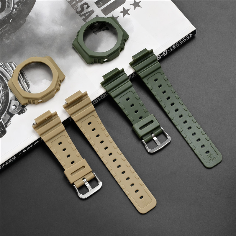 Correa de reloj de goma con bi - Casio Watch G-Shock Ga-2100 reseña y precio