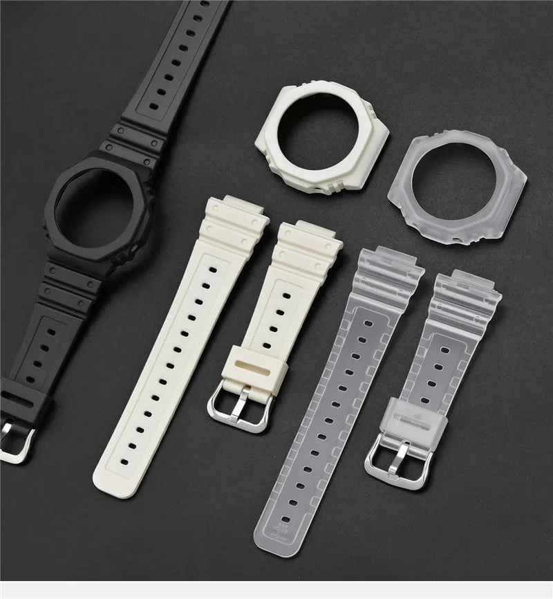 Correa de reloj de goma con bi - Casio Watch G-Shock Ga-2100 reseña y precio