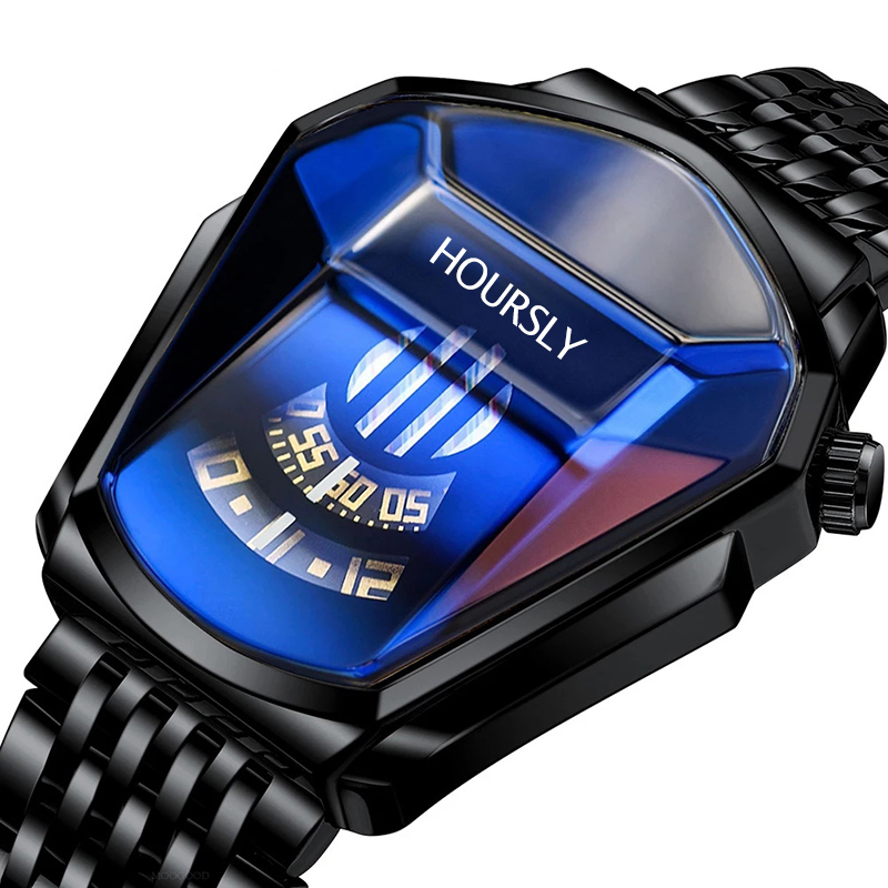 HOURSLY-Reloj de pulsera de ac - Luxury Watch Jacob And Co reseña y precio