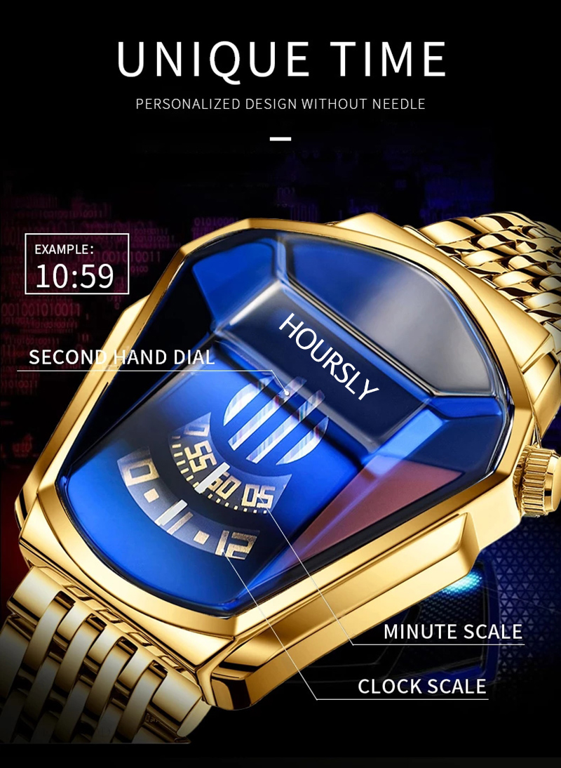 HOURSLY-Reloj de pulsera de ac - Luxury Watch Jacob And Co reseña y precio
