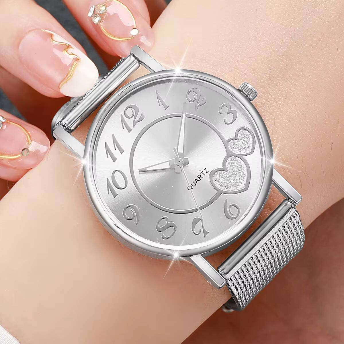 Reloj de pulsera de cuarzo con - Open Heart Watch reseña y precio